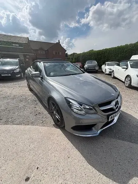 Used Mercedes E250 AMG 204 HP (150 kW) 2013 Silver Cabriolet