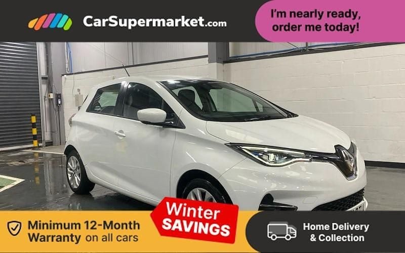 White Used 2021 Renault Zoe Iconic Hatchback | £8,997 (Fair price) - Image 1/3