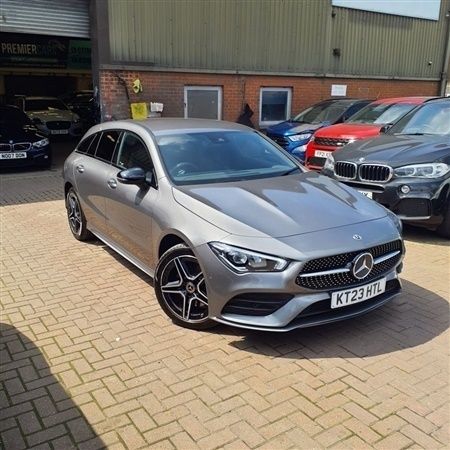 Grey Used 2023 Mercedes CLA250 AMG Line Premium Sedan | £20,995 - Image 1/4