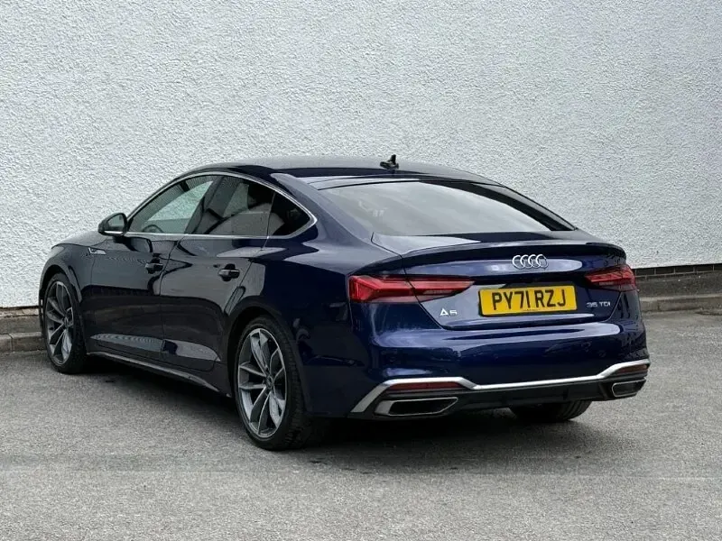 Used Audi A5 S-Line 2021 Blue Coupe