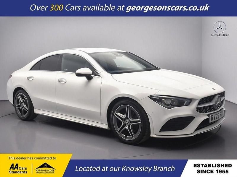 Used Mercedes CLA180 AMG line 136 HP (100 kW) 2022 White Sedan