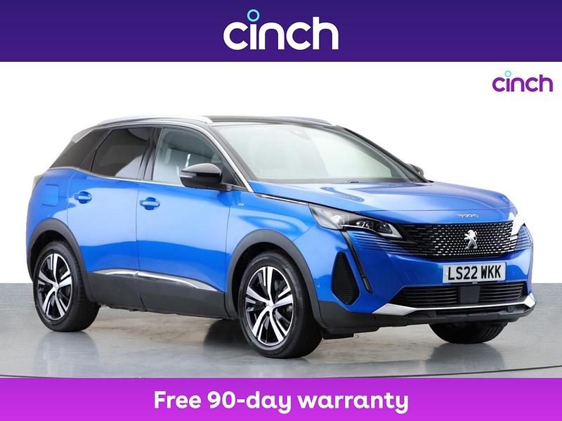 Blue Used 2022 Peugeot 3008 GTi SUV | £15,819 (Fair price) - Image 1/3