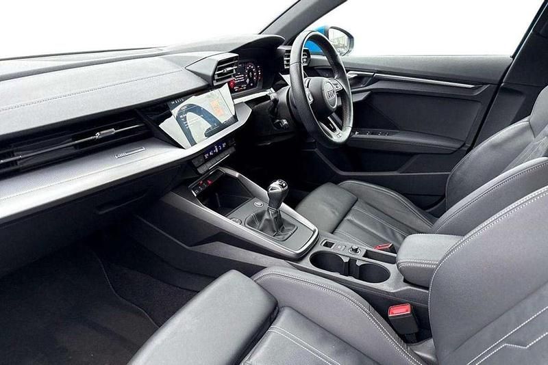 Used Audi A3 S-Line 108 HP (79 kW) 2023 Blue Sedan