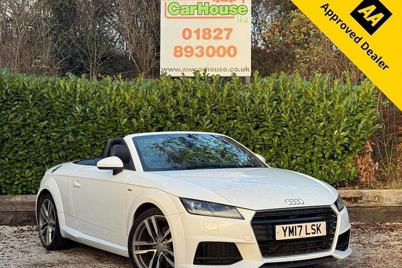 White Used 2017 Audi TT Roadster S-Line Cabriolet | £14,299 (Good price) - Image 1/1
