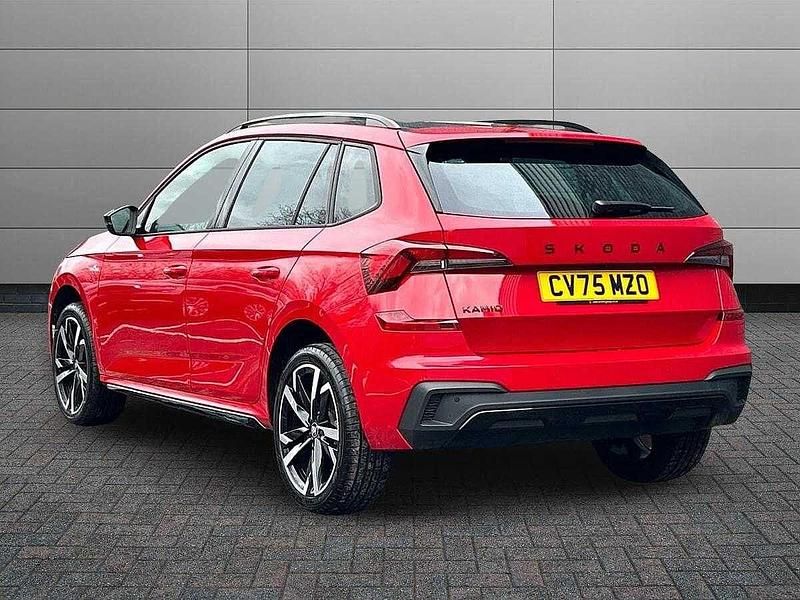 Used Skoda Kamiq Monte Carlo 110 HP (80 kW) 2025 Velvet red metallic SUV