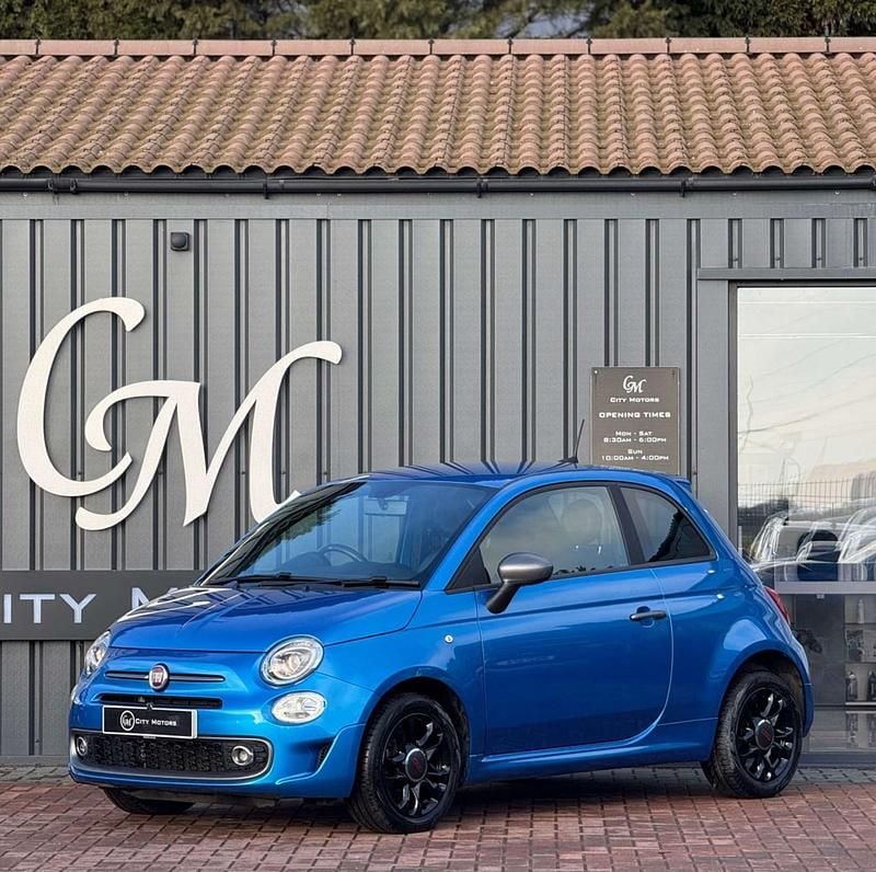 Blue Used 2019 Fiat 500S S Hatchback | £7,990 (Fair price) - Image 1/4