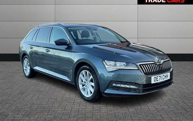 Grey Used 2021 Skoda Superb SE Technology Estate | £14,995 (Fair price) - Image 1/4