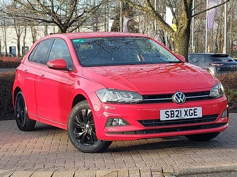 Used VW Polo Match 80 HP (58 kW) 2021 Red Hatchback
