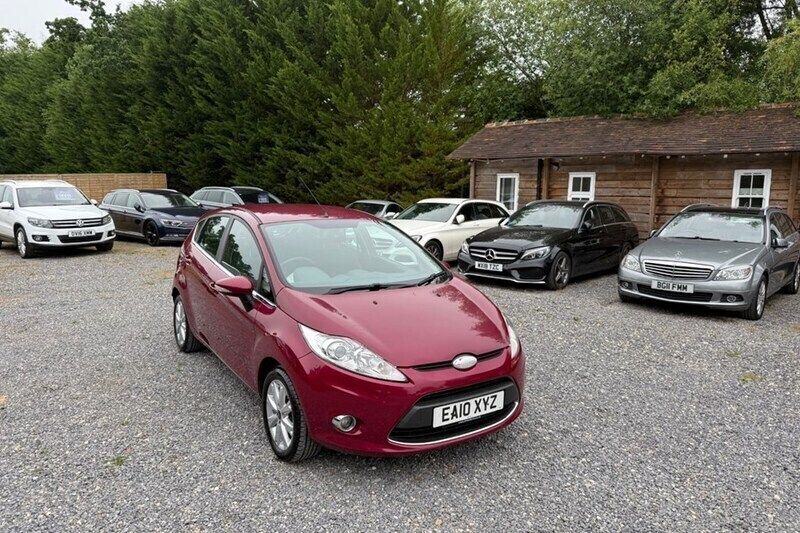 Red Used 2010 Ford Fiesta Zetec Hatchback | £1,495 (Fair price) - Image 1/1