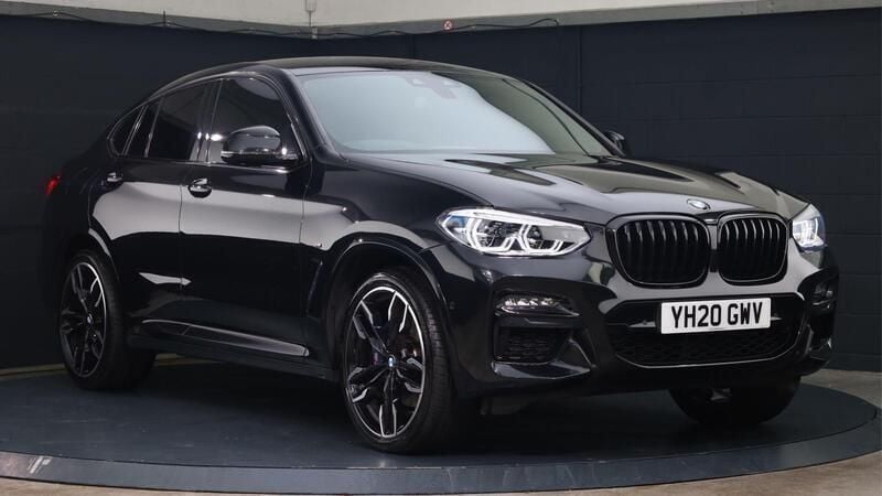 Black Used 2020 BMW X4 M Sport SUV | £29,500 (Good price) - Image 1/4