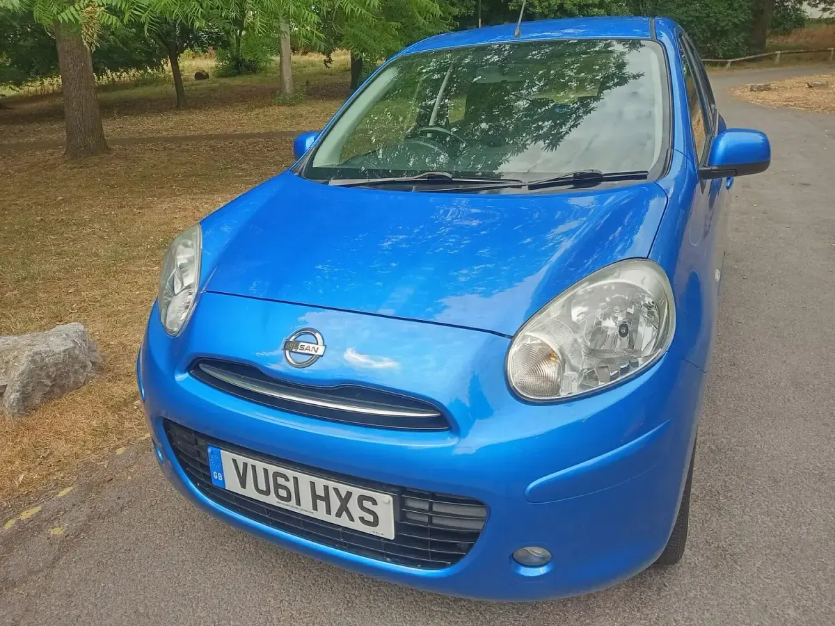 Used Nissan Micra Acenta 98 HP (72 kW) 2011 Blue Hatchback
