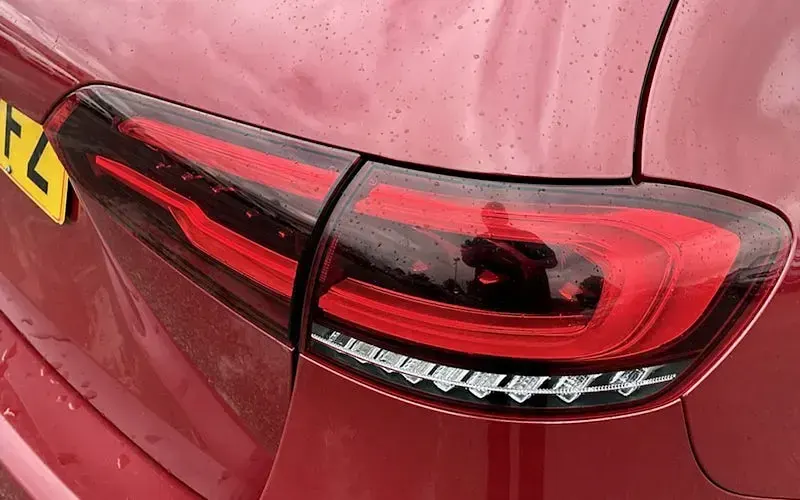 Used Mercedes B200 AMG line 163 HP (119 kW) 2021 Red Hatchback