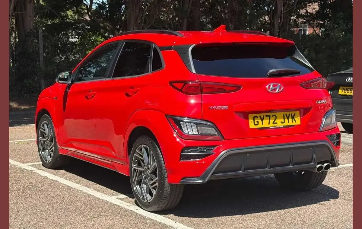 Used Hyundai Kona N Line 117 HP (86 kW) 2022 Red SUV