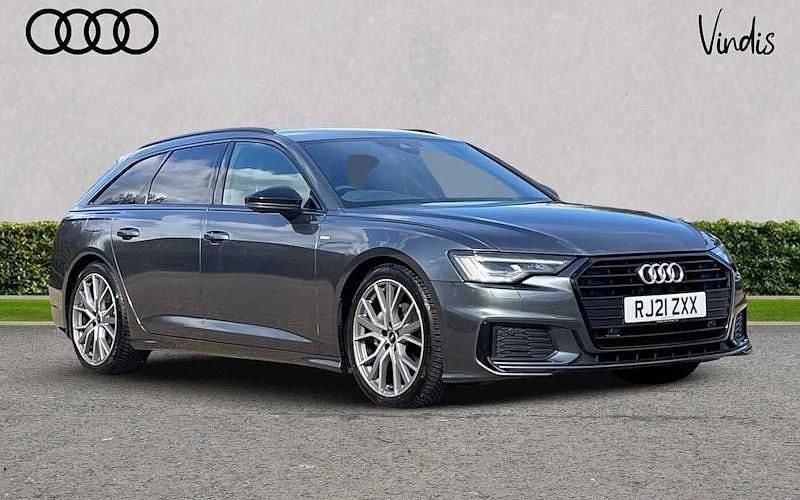 Grey Used 2021 Audi A6 Black Edition Estate | £25,572 (Fair price) - Image 1/4