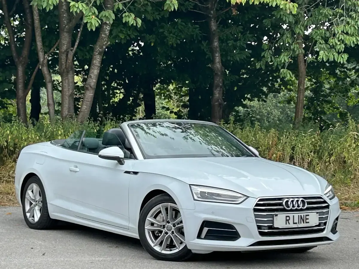 Used Audi A5 Cabriolet Sport 190 HP (139 kW) 2017 White Cabriolet