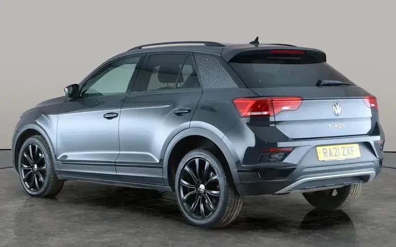 Used VW T-Roc Black Edition 110 HP (80 kW) 2021 Grey SUV