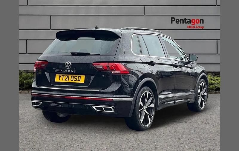 Used VW Tiguan R-line 196 HP (144 kW) 2021 Black SUV