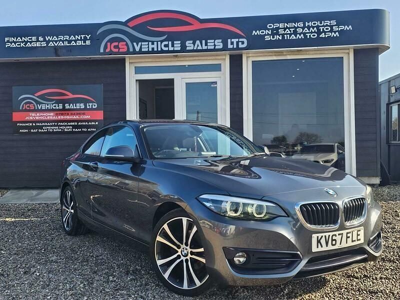Grey Used 2017 BMW 218 Sport Line Coupe | £9,495 (Good price) - Image 1/4