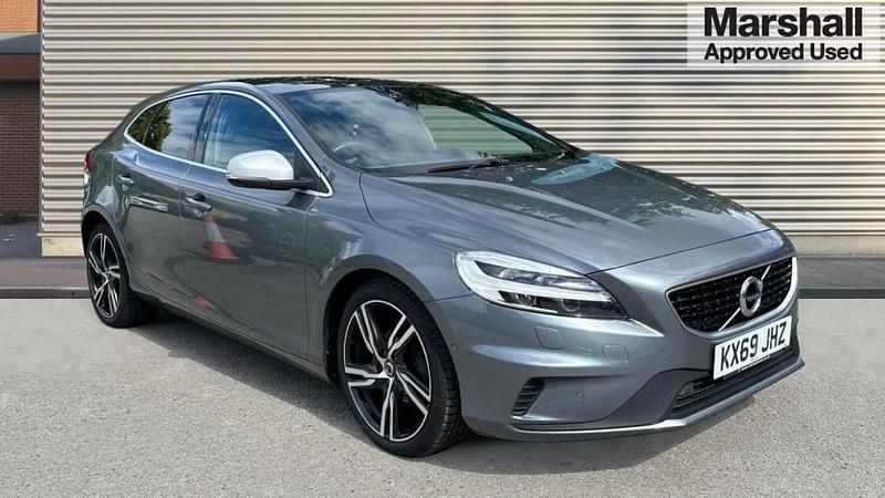 Grey Used 2019 Volvo V40 R-Design Estate | £10,504 (Fair price) - Image 1/4
