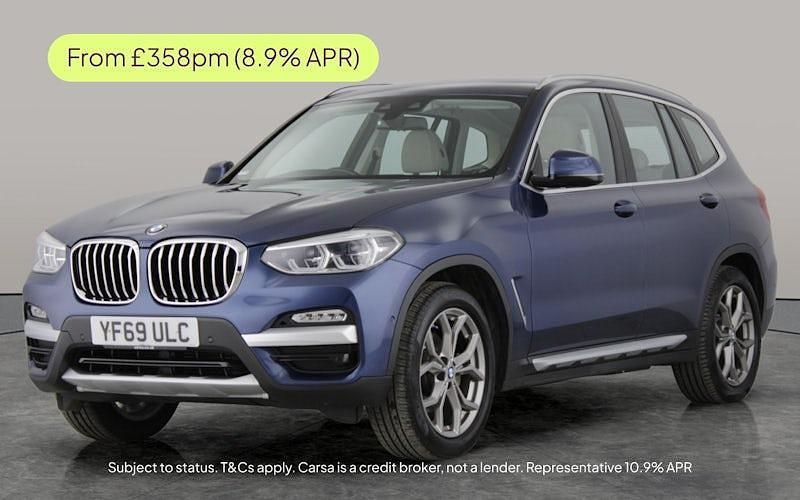 Blue Used 2019 BMW X3 xLine SUV | £22,062 (Super price) - Image 1/3
