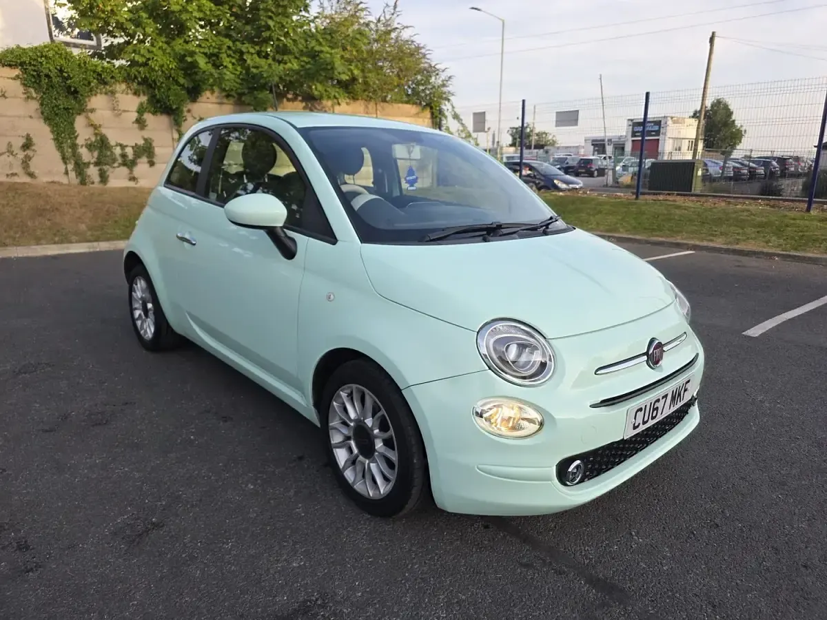 Used Fiat 500 Pop Star 69 HP (50 kW) 2017 Green Hatchback