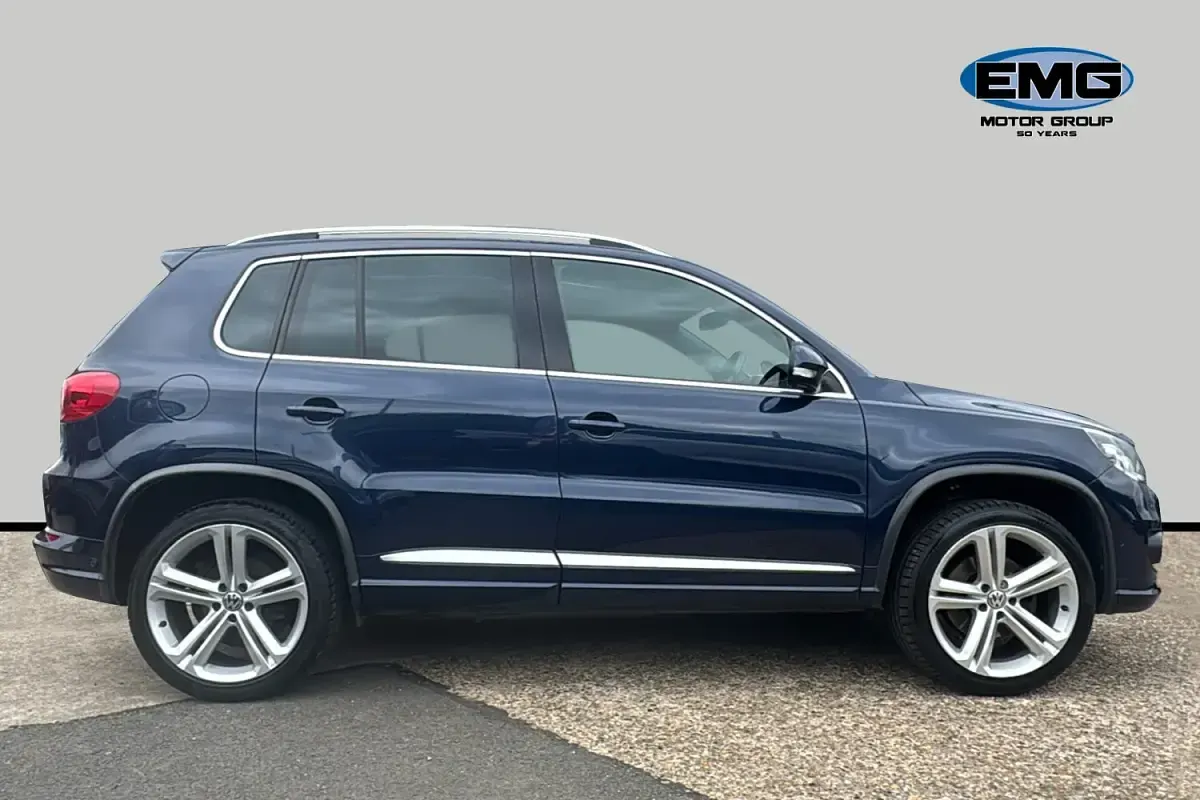 Used VW Tiguan R-line 177 HP (130 kW) 2015 Blue SUV