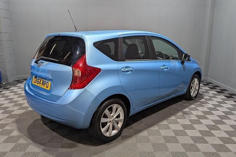 Used Nissan Note Acenta 98 HP (72 kW) 2014 Blue Hatchback