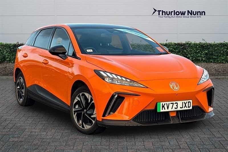 Orange Used 2023 MG MG4 EV Trophy Hatchback | £16,599 (Fair price) - Image 1/4