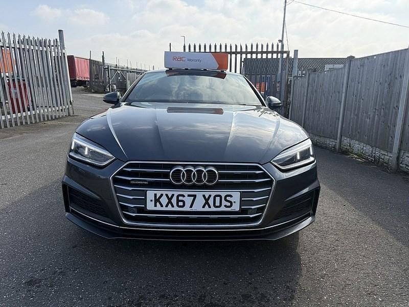 Used Audi A5 S-Line 249 HP (183 kW) 2017 Grey Coupe