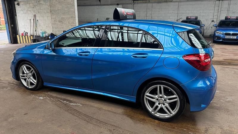 Used Mercedes A200 AMG line 2016 Blue Hatchback