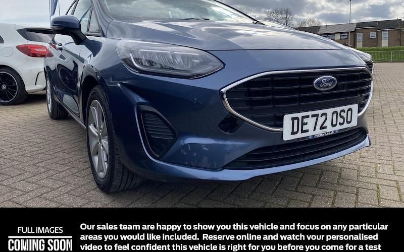 Used Ford Fiesta Trend 75 HP (55 kW) 2021 Blue Hatchback