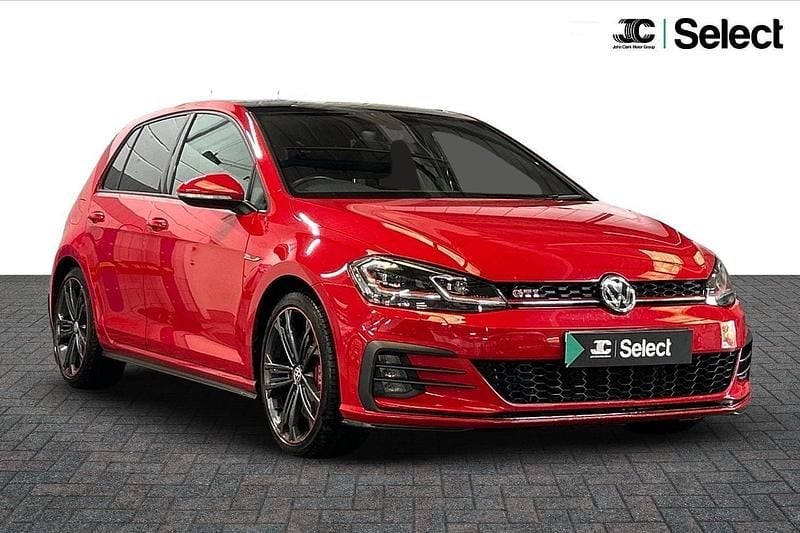 Red Used 2019 VW Golf VII GTI Hatchback | £20,800 (Fair price) - Image 1/4
