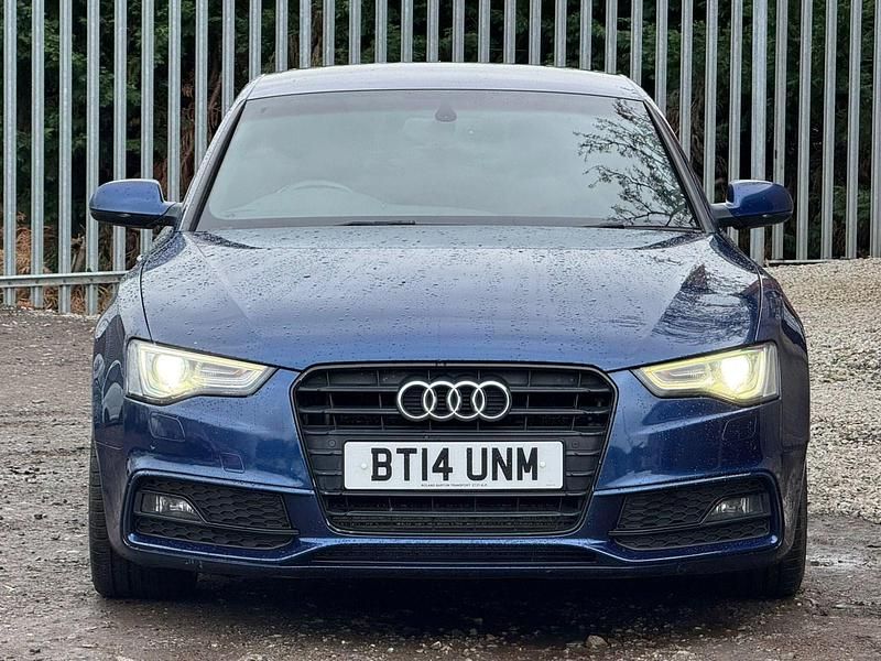 Used Audi A5 Sportback Black Edition 204 HP (150 kW) 2014 Blue Hatchback