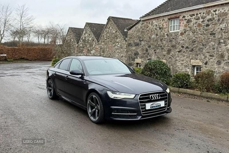 Used Audi A6 S-Line 190 HP (139 kW) 2017 Blue Sedan