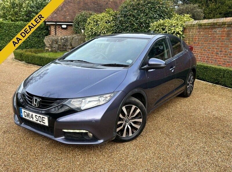 Blue Used 2014 Honda Civic SE Plus Hatchback | £3,495 (Fair price) - Image 1/4