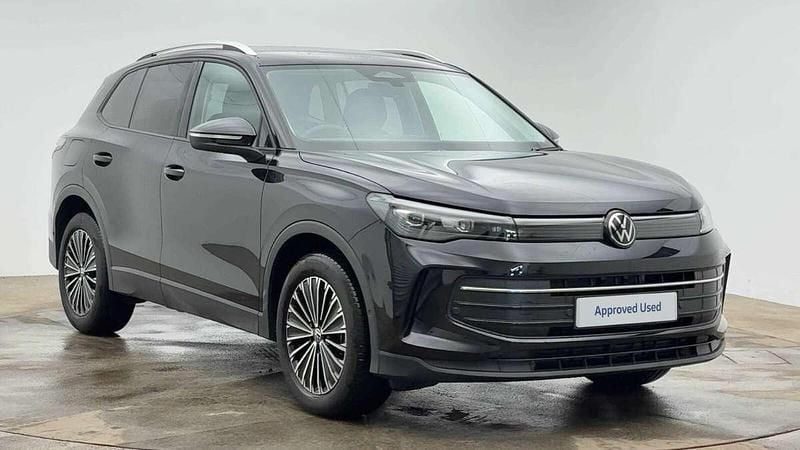 Black Used 2024 VW Tiguan Match SUV | £30,554 (Expensive) - Image 1/4