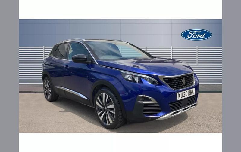 Blue Used 2020 Peugeot 3008 Premium SUV | £13,951 (Good price) - Image 1/4