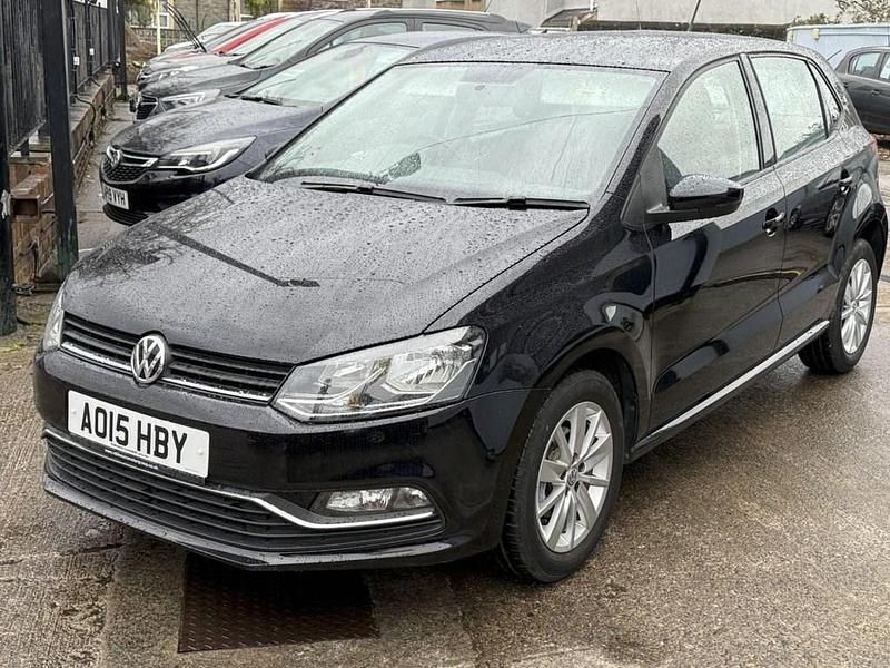 Used VW Polo SE 75 HP (55 kW) 2015 Black Hatchback