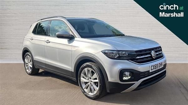 Reflex silver metallic Used 2019 VW T-Cross SE SUV | £10,481 (Fair price) - Image 1/4