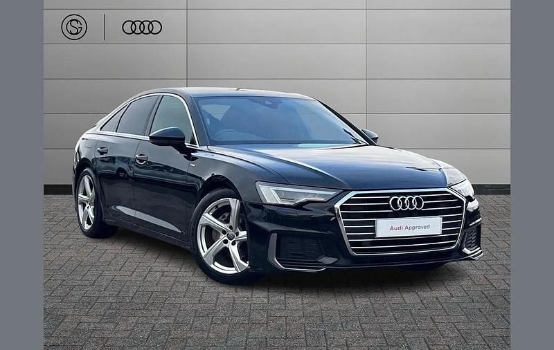 Used Audi A6 S-Line 200 HP (147 kW) 2019 Black Sedan