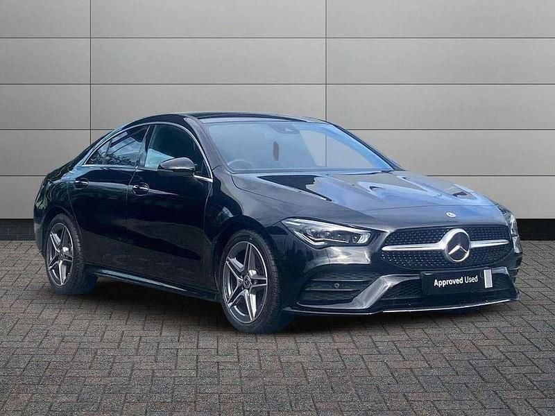 Cosmos black Used 2022 Mercedes CLA220 AMG Line Premium Plus Sedan | £27,444 (Good price) - Image 1/4