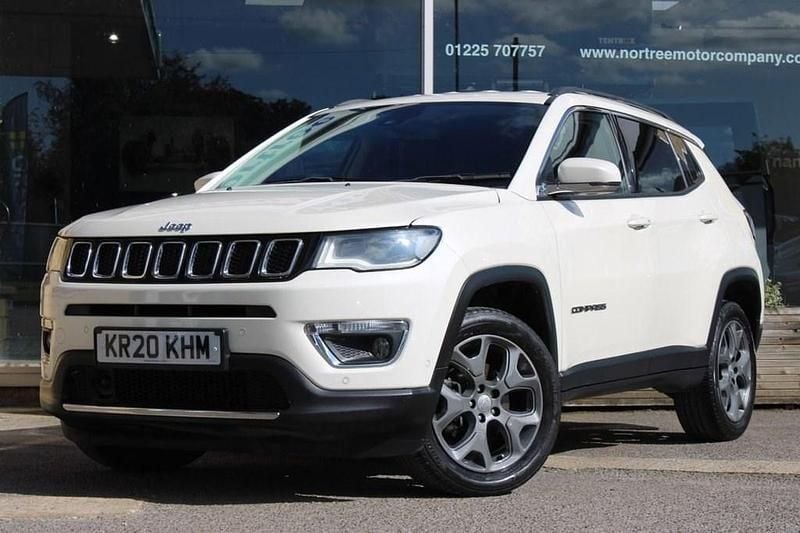 White Used 2020 Jeep Compass Limited SUV | £16,684 (Fair price) - Image 1/4