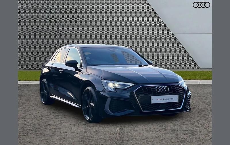 Used Audi A3 S-Line 108 HP (79 kW) 2022 Black Hatchback