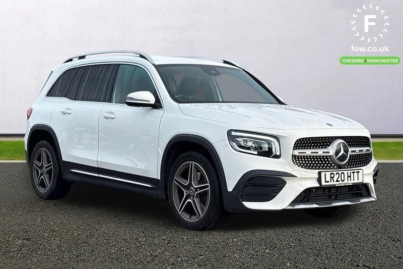 White Used 2020 Mercedes GLB200 AMG line SUV | £21,499 (Fair price) - Image 1/4