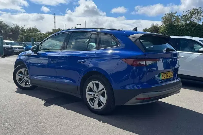 Used Skoda Enyaq iV ecoSuite 131 kW (179 HP) 2022 Blue SUV