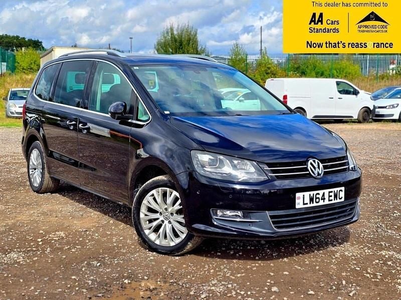 Black Used 2015 VW Sharan SE MPV | £9,488 (Super price) - Image 1/4