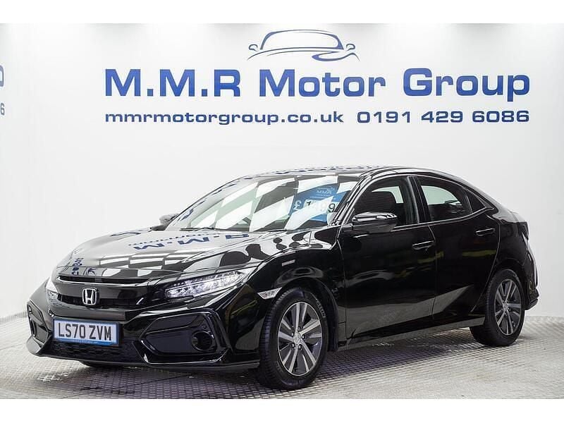 Begagnad Honda Civic SE 126 HK (92 kW) 2021 Svart Halvkombi