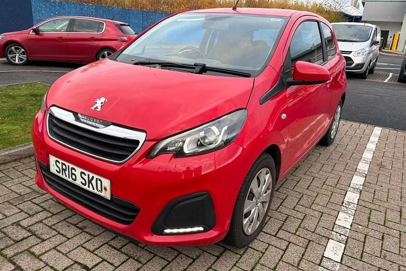 Red Used 2016 Peugeot 108 Active Hatchback | £4,399 (Fair price) - Image 1/1