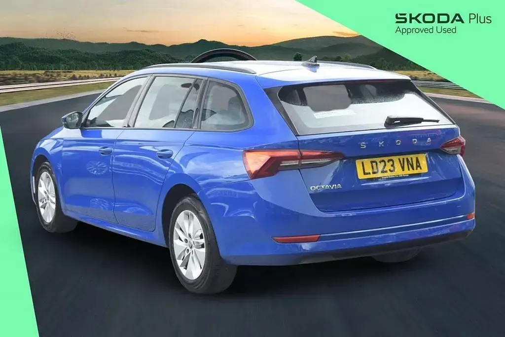 Gebraucht Skoda Octavia SE 110 PS (80 kW) 2023 Blau Kombi