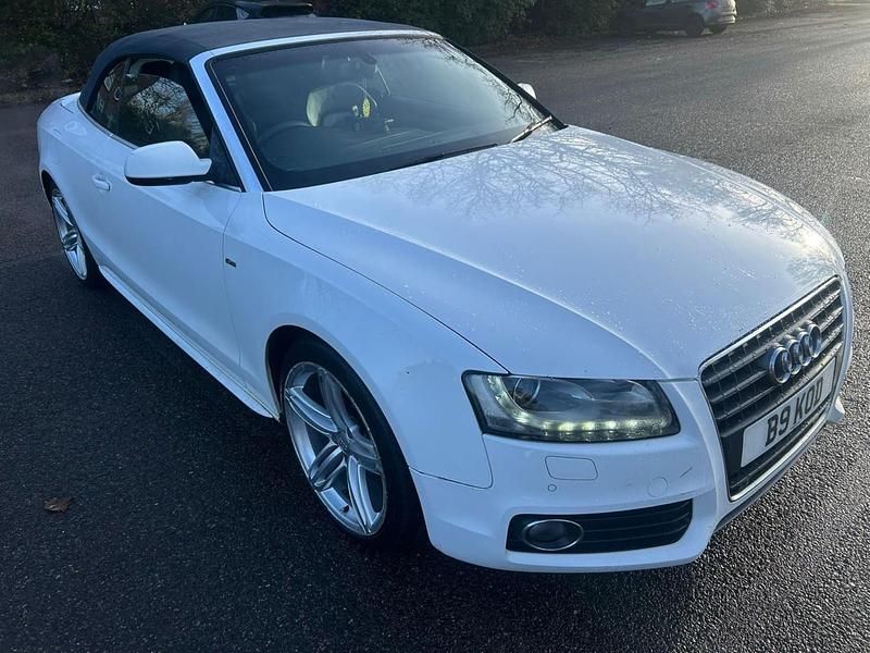Used Audi A5 Cabriolet S-Line 2011 White Cabriolet